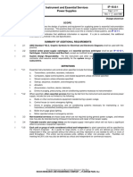 Instrument and Essential Services IP 16-8-1 Power Supplies: Scope