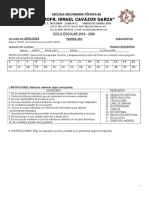 Biología Examen de Diagnostico 2019 - 2020