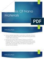 Synthesis of Nano Materials