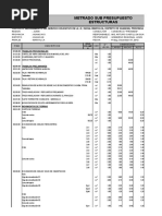 Planilla de Metrados