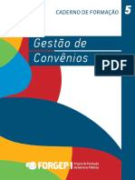 Caderno 5 Gestão de Convênios Forgep