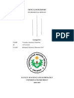 Enviromental Biology: Critical Book Report