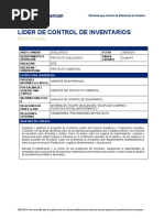 RP Líder de Control de Inventarios - Site-1