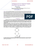 Interfacing A Multiplexed Seven Segment Display With The 8086 Microprocessor