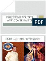 Philippine Politics and Governance