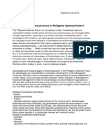 What Is The Command Structure of Philippine National Police?