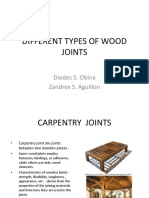 Different Types of Wood Joints