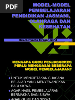 Model Pembelajaran Penjasorkes