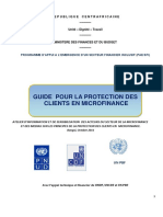 Undp - Guide Pour La Protection Des Clients en Microfinance PDF