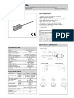 Contactless Magnetostrictive Linear Position Transducer (Analog Output)