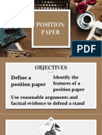 Position Paper