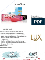 Marketing Mix of Lux: Presented By:-Puja Mahadeo Jamdar Class: - MBA - I Roll No-16