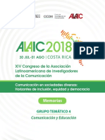 GT 4 - Alaic 2018. Memoria PDF