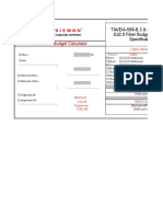 S.. S F. C MC M: Fiber Loss Budget Calculator