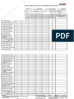 School Form 2 Daily Attendance Report of Learners For Senior High School (SF2-SHS)