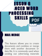 Mail Merge