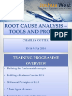 Root Cause Analysis - Tools and Process: Charles Cotter 15-16 MAY 2014