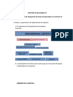 Actividad de Aprendizaje 19 Evi 5 Integracion de Areas Invlucradas en El Servicio Al Cliente