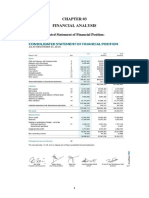 Financial Analysis: 3.1. Consolidated Statement of Financial Position