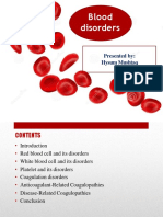 Blood Disorders Seminar No 7