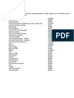 (LAB) Activity - Preparation of Financial Statements Using Spreadsheet