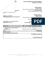 Sandisk Invoice