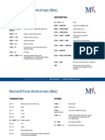 Excel Shortcut For Mac