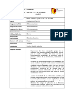 Programa Matemática Actuarial