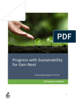 Progress With Sustainability For Gen-Next: JK Cement Limited JK Cement Limited