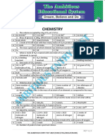 Mdcat Crash Test 1 Chemistry