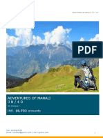 Adventures of Manali 3 N / 4 D: INR. 10,732 Onwards