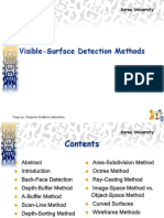 Visible Surface Detection Methods