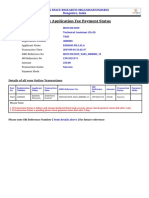 Online Application Fee Payment Status: Indian Space Research Organisation (Isro) Bangalore, India