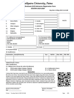 Under-Graduate (UG) Admission Registration Form SESSION 2019-2020