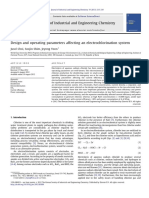 Design and Operating Parameters of Electro Chlorination Plant