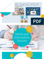 Media and Information Sources