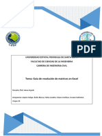 Informe de Operaciones Matriciales