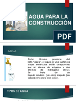 Agua para La Construcción