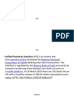 Unified Payment Interfaces (Upi)