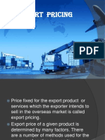 Export Pricing