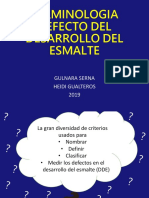 Terminologia Del Desarrollo Del Esmalte 