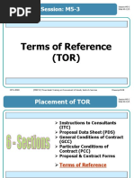 M5-3 Terms of Reference (TOR)