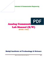 Analog Communications Lab Manual (S/W) : Dept. of Electronics & Communication Engineering