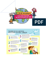 La Convención Sobre Los Derechos Del Niño Fue Aprobada El 20 de Noviembre de 1989 Por Naciones Unidas y Busca Promover en El Mundo Los Derechos de Los Niños y Niñas