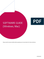 Software Guide (Windows, Mac)