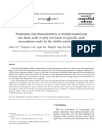 Preparation and Characterization of Melittin-Loaded Poly (Dl-Lactic Acid) or Poly (Dl-Lactic-Co-Glycolic Acid) Microspheres Made by The Double Emulsion Method