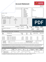 Account Statement: Folio Number: 1038047310