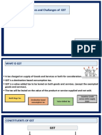 Issues and Challanges of GST
