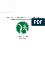 6 - Criminal Law Green Notes 2018