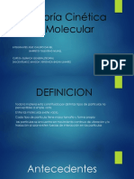 Teoría Cinética Molecular DIAPOSITIVA